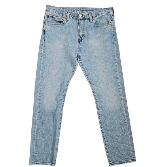 Levis Premium Denim Skinny Straight Leg Jeans Tag Size 34x30 (Actual 32x27.5) - Picture 2 of 13